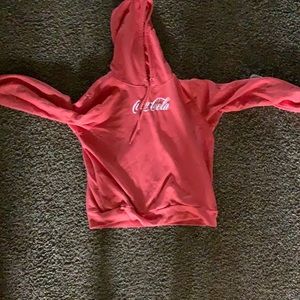 Pink coca-Cola hoodie